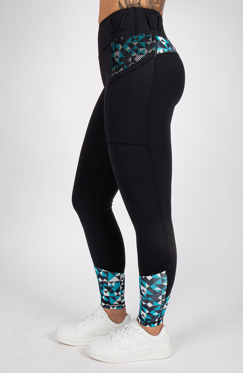 BARE Performance Riding Tights - Geo